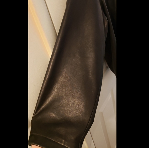 Eddie Bauer Lambskin Leather Bomber Jacket/Coat - Picture 4 of 6